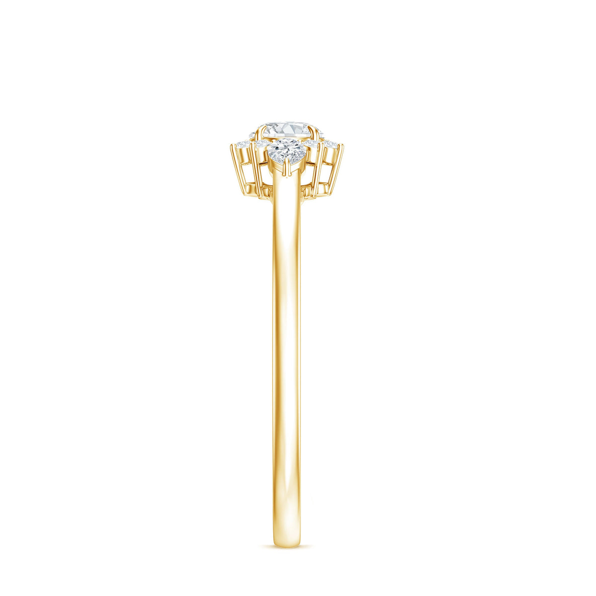 Natural Diamond Promise Ring with Certificate