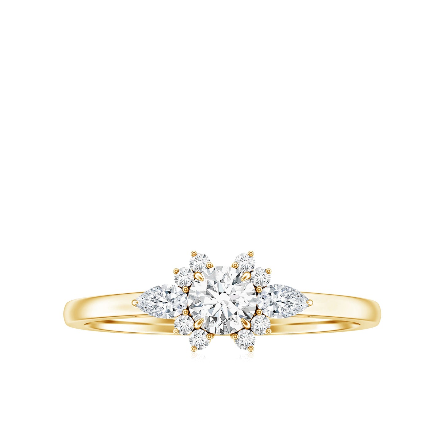 Natural Diamond Promise Ring with Certificate