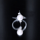 Cultured 7.4 Carat Freshwater Pearl Engagement Ring with Diamond Bypass Shank