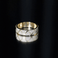 Certified Moissanite Wide Eternity Band Ring