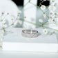 Certified Moissanite Wide Eternity Band Ring