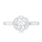 Nature Inspired Diamond Cute Promise Ring with Certificate
