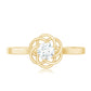 Nature Inspired Diamond Cute Promise Ring with Certificate