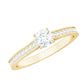 Certified Natural Diamond Promise Ring