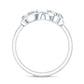 Lab Grown Diamond Toi Et Moi Promise Ring with Infinity Knot
