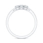 Lab Grown Oval Diamond 3 Stone Engagement Ring