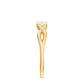 Contemporary Diamond Engagement Ring with Infinity Shank