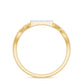 Contemporary Diamond Engagement Ring with Infinity Shank