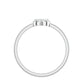 Certified Natural Diamond Heart Promise Ring