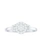 Real Diamond Engagement Ring with Halo