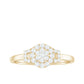 Real Diamond Engagement Ring with Halo