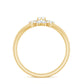 Natural Diamond Flower Engagement Ring in Illusion Set