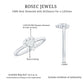 Minimal Diamond Heart Promise Ring for Valentines Day