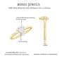 Minimal Diamond Heart Promise Ring for Valentines Day