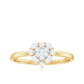 Minimal Diamond Heart Promise Ring for Valentines Day