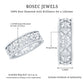 Real Diamond Flower Wedding Band for Women