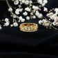 Real Diamond Flower Wedding Band for Women