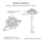 Certified Natural Diamond Flower Engagement Ring