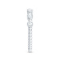 Real Diamond Stackable Eternity Ring with Beaded Details