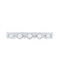Real Diamond Stackable Eternity Ring with Beaded Details