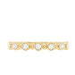 Real Diamond Stackable Eternity Ring with Beaded Details