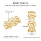 Anillo de boda con diseño floral de diamantes naturales con certificado