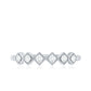 Minimal Diamond Geometric Half Eternity Ring