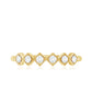 Minimal Diamond Geometric Half Eternity Ring