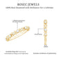 Anillo de boda de diamantes inspirado en la naturaleza