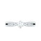 Diamond Solitaire Engagement Ring With Split Shank