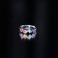 Natural Multi Gemstone Promise Ring for Women