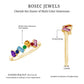 Natural Multi Gemstone Promise Ring for Women