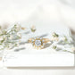 Certified Moissanite Bezel Set Engagement Ring