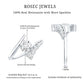 0.9 Carat Certified Round Moissanite Bypass Engagement Ring
