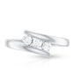 Certified Diamond Three Stone Promise Ring