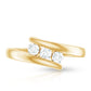 Certified Diamond Three Stone Promise Ring