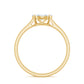Natural Diamond Promise Ring in Illusion Set