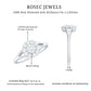 Certified Real Diamond Cluster Ring with Halo