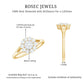 Certified Real Diamond Cluster Ring with Halo