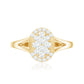 Classic Diamond Engagement Ring with Split Shank