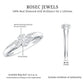 Natural Oval Cut Diamond Solitaire Engagement Ring