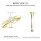 Natural Oval Cut Diamond Solitaire Engagement Ring