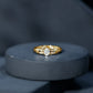Natural Oval Cut Diamond Solitaire Engagement Ring