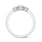 Natural Diamond 3 Stone Engagement Ring with Certificate