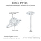 Certified Natural Diamond Flower Engagement Ring in Illusion Set
