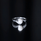 Cultured 2.2 Carat Freshwater Pearl Engagement Ring with Bypass Shank
