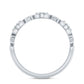 Natural Diamond Infinity Band Ring with Certificate