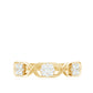 Natural Diamond Infinity Band Ring with Certificate