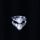 Genuine 7.4 Carat Freshwater Pearl Engagement Ring with Diamond Crossover Shank