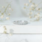 Elegant Round Shape Diamond Half Eternity Ring